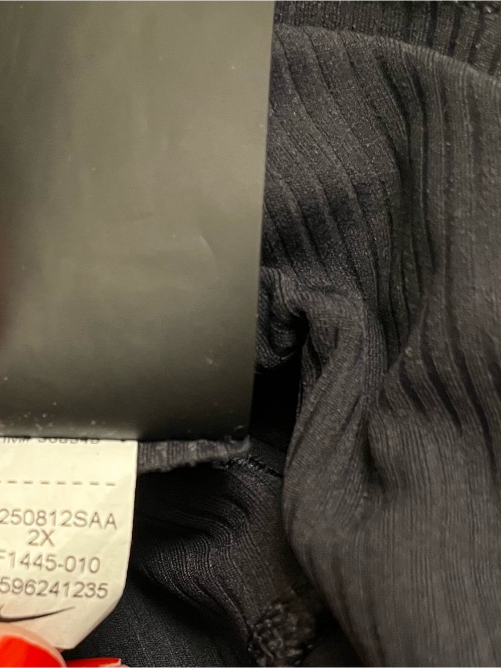 Nike Women's Zenvy Rib Gentle Support High-Waisted 7/8 Leggings-NWOT-size 2X - Picture 7 of 7